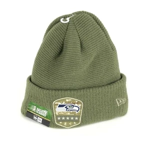 Seattle Seahawks 2019 NFL Salute to Service New Era On Field Strickmütze Neu - Bild 1 von 10
