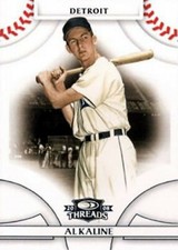 2008 Donruss Threads #23 Al Kaline Detroit Tigers HOF