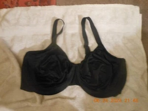 R - WACOAL / 40DDD / #855307 / OHNE PAD-FUTTER / SATIN / SCHWARZ 🖤🖤🖤🖤🖤🖤🖤 - Bild 1 von 6