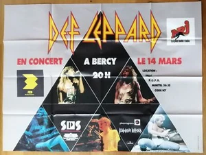 DEF LEPPARD affiche concert originale 160x120 cm - Picture 1 of 1