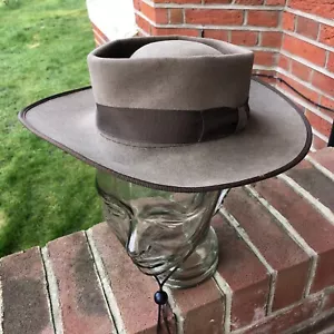 Akubra Squatter Featherweight Size 54cm Pure Fur Felt Genuine - Picture 1 of 11