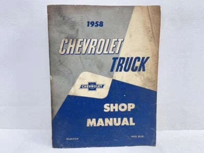 1958 Chevrolet Truck Original Factory Shop Manual Light, Medium & Heavy Duty - Image 1 of 4