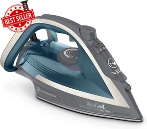 Tefal Ultraglide Plus Steam Iron 2400W FV5844 Fast Heat-Up Anti-Calc - Picture 1 of 12