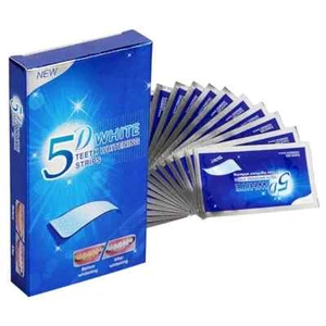 Teeth Whitening Strips Professional 5D White Dental Safe Tooth Bleaching 14 POUC - Picture 1 of 5