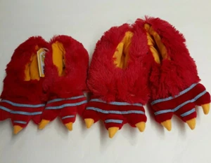 Unisex Funky Feet Slippers-Dino Style NWT! SM (3161) LG (3194) - Picture 1 of 6