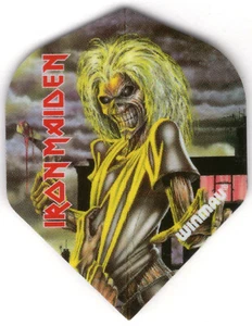 IRON MAIDEN "EDDIE THE HEAD" Dart Flights: 3 per set - Picture 1 of 4