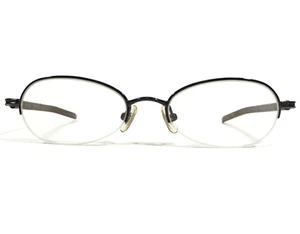Matsuda Eyeglasses Frames 10159 BR TD Brown Round Half Rim Titan-P 49-18-138 - Picture 1 of 10
