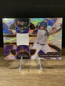 2024 Panini Select Selective Swatches Flash Prizm Yanquiel Fernandez #SS-YF(MEM) - Picture 1 of 2