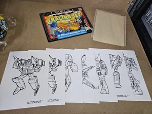 Vintage Transformers Tracing Set 1987 Rare Collectors Piece - Picture 1 of 17