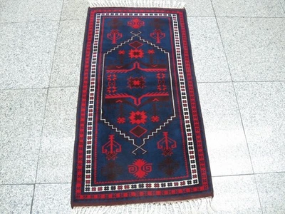 Hand Knotted Oriental Red Rug,Small Wool Rug Traditional Vintage Carpet 2x4 3x5 - Image 1 of 4