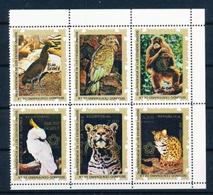LS62991 Equatorial Guinea animals fauna flora wildlife good sheet MNH - Picture 1 of 1