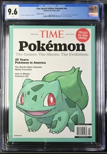 Time Pokémon 25th Anniversary Bulbasaur Cover Jul 24 CGC 9.6 - Picture 1 of 3