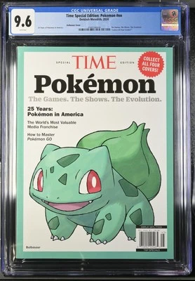 Time Pokémon 25th Anniversary Bulbasaur Cover Jul 24 CGC 9.6 - Image 1 of 3