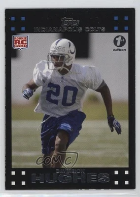 2007 Topps 1st Edition Daymeion Hughes #376 Rookie RC - Image 1 of 2