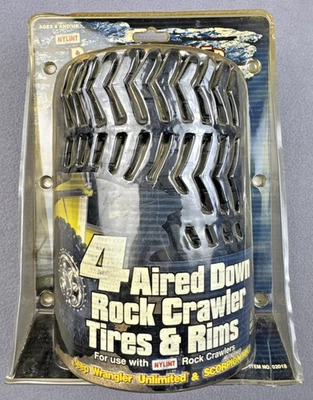 Rock Crawler Tires & Rims For Nylint R/C Jeep Wrangler & Scorpion MK I 02018 NEW - Image 1 of 4