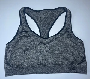 Champion Grey Sports Bra - Size 2XL Extra Extra Large Gym Exercise Top - Picture 1 of 6