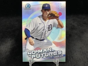SPENCER TORKELSON 2021 BOWMAN CHROME #FMF-1 40 MAN FUTURES INSERT / TIGERS - Picture 1 of 2