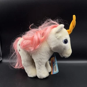 VTG 1984 MY LITTLE PONY MOONDANCER UNICORN Plush Hasbro Softies W/Brush & Tag - Picture 1 of 6
