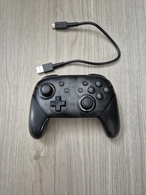 Nintendo Switch Pro Controller Schwarz | voll funktionsfähig - Bild 1 von 2