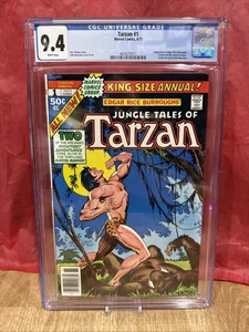 Tarzan Annual #1 CGC 9.4 Graded Comic New Slab White Pages - Picture 1 of 3