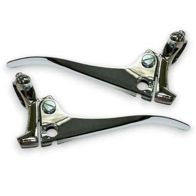 Juego de palancas de freno y embrague Doherty réplica Triumph/BSA 407P 7/8" - Cromo Foto 1 de 4