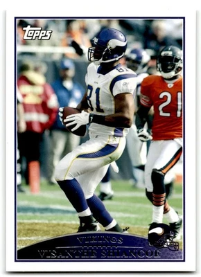 2009 Topps Visanthe Shiancoe Minnesota Vikings #143 - Image 1 of 2