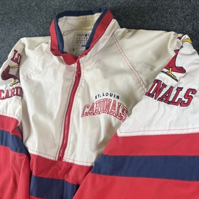 Starter MLB St. Louis Cardinals Half Zip Jacket Size Large Vintage 90’s - Image 1 of 4