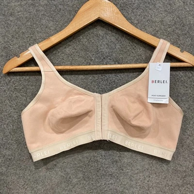 NUEVO Sujetador Berlei Mujer Talla 12C Post-Cirugía Inalámbrico Desnudo Beige 15403 Foto 1 de 4