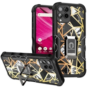 Funda para teléfono con soporte de anillo híbrido estelar para REVVL 6X PRO 5G (2023) - Imagen 1 de 9
