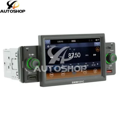 Radio estéreo para automóvil pantalla táctil CarPlay Android automático Bluetooth reproductor de MP5 1 DIN FM Foto 1 de 4