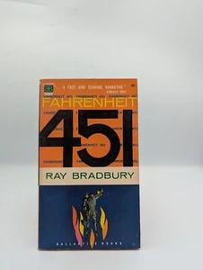 Fahrenheit 451 - Ray Bradbury - Ballantine 5th 1965 - Picture 1 of 6