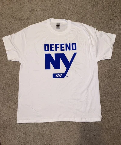 NHL New York Islanders 2021 Stanley Cup Playoffs “Defend NY” XL T-Shirt Cover