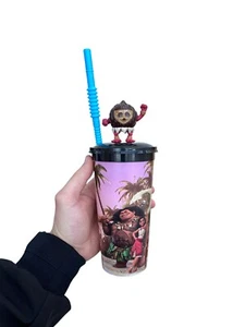Disney Moana 2 Cinema Drink Cup 0.5L Kakamora Figure Topper Limited Edition - Picture 1 of 7