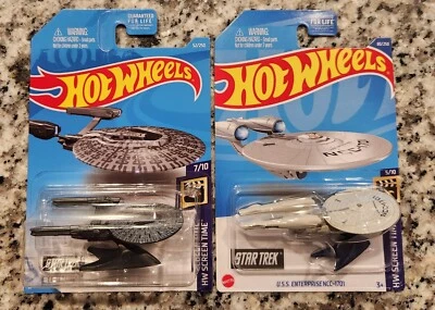 Hot Wheels Star Trek EE. UU. ENTERPRISE & U.S. VENGEANCE (LOTE DE 2) Foto 1 de 4