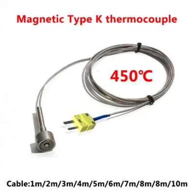 K type Strong Magnetic Adsorption Thermocouple Temperature Sensor 0-450 Degree