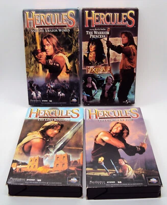HERCULES THE LEGENDARY JOURNEYS 4 VHS Tapes Xena Warrior Princess AMAZON WOMEN - Image 1 of 4