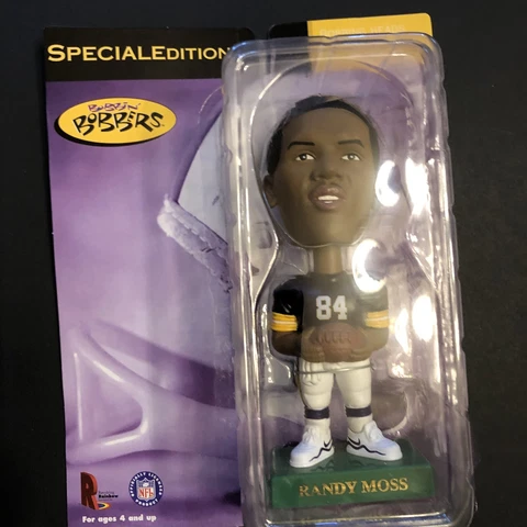 Randy Moss Minnesota Vikings 2000 Special Edition Bobbin Bobbers Bobblehead Doll Cover