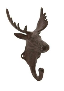 Stag Wall Hook Door Hanger Garden Shed Birthday Fathers Day Grandpa Hunting Gift - Picture 1 of 1