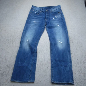 G Star Jeans Herren 30x30 Attacc Straight Distressed Faded Denim Button Fly Preppy - Bild 1 von 15