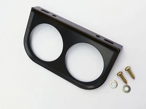 Classic Car 52mm 2¼" Black Metal Under Dash Double Fixing Bracket, Smiths Gauges - Picture 1 of 1