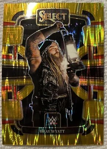 Bray Wyatt Gold Flash Prizm /10 Panini WWE 2024 Select - Picture 1 of 1