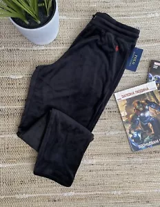 Polo Ralph Lauren Velure Pants Joggers Men Black M - Picture 1 of 12