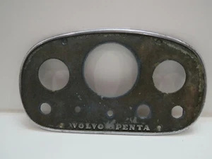 CHROME OVER BRONZE VOLVO PENTA INSTRUMENT CLUSTER PANEL GAUGE (C1.5A523) - Picture 1 of 5