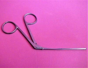 V. Mueller AU12880 ENT 2 3/4" Wullstein Tympanoplastik Pinzette 90 Grad/Auf Kurve - Bild 1 von 7