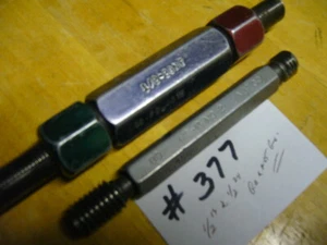 Internal Thread Inspection Gages 1/2-13UNC & 1/2-20UNFGo & Not-Go With Holders - Picture 1 of 2
