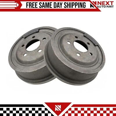 New 10" x 2.5" Rear Brake Drum Pair Set For Ford Explorer Ranger Mazda Pickup - Image 1 of 4
