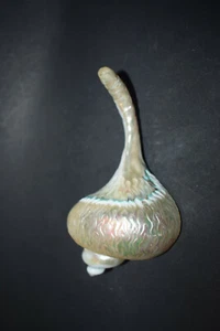 Okimono, Shunga, Muschel mit erigiertem Phallus in Flammen, sign.,110mm - Zdjęcie 1 z 9