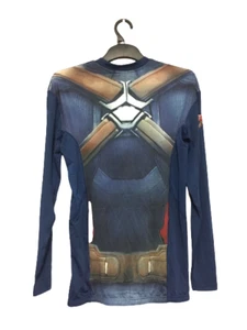 Sondico Marvel Base Layer Captain America Navy Size L DH012 GG 10 - Picture 1 of 4