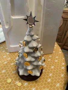 1988 Franklin Mint Porcelain Christmas Advent Calendar Tree & 25 Ornaments - Picture 1 of 6