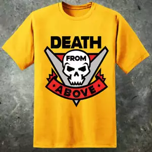 T-shirt uomo Starship Troopers morte dall'alto fantascienza film anni 90 - Foto 1 di 4